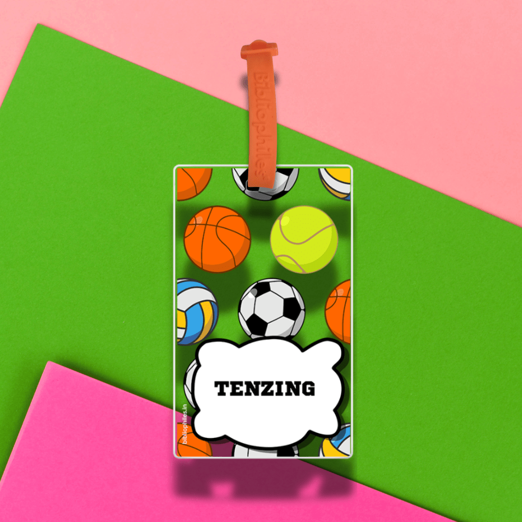 Luggage Tag - Football (Transparent Tag) - Zootii