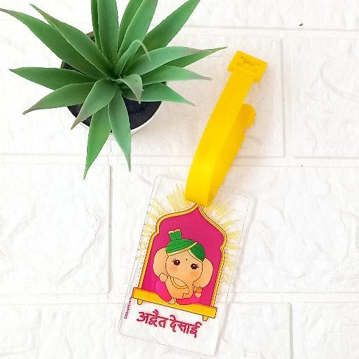 Luggage Tag - Ganesha (Transparent Tag) - Zootii