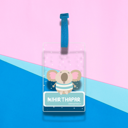 Luggage Tag - Koala (Transparent Tag) - Zootii