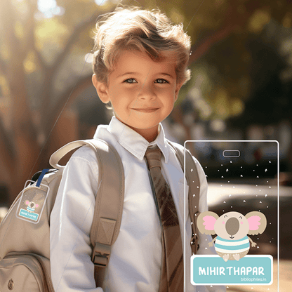 Luggage Tag - Koala (Transparent Tag) - Zootii