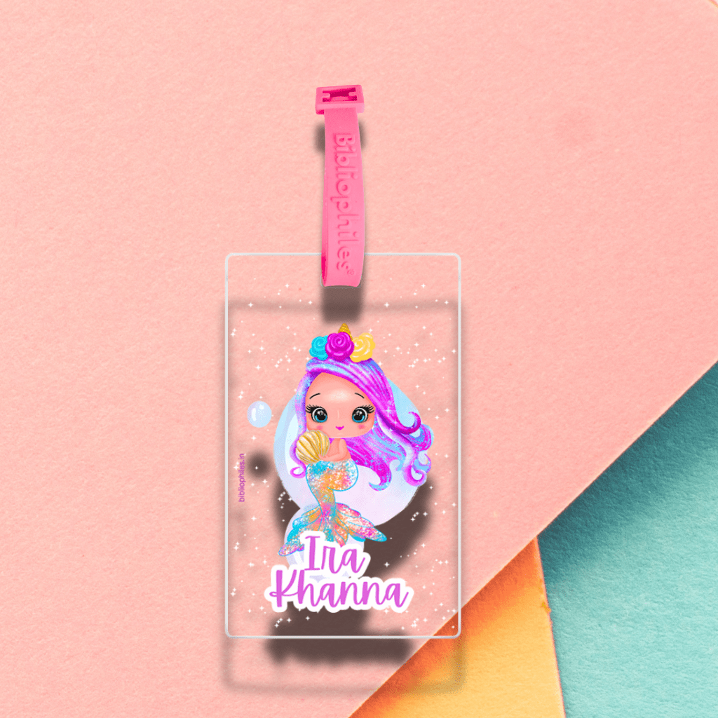 Luggage Tag - Mermaid (Transparent Tag) - Zootii