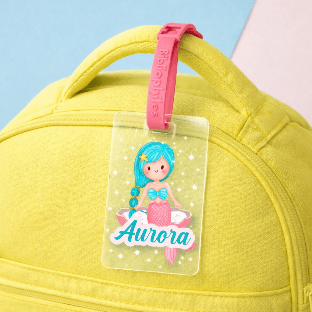 Luggage Tag - Pacific Mermaid (Transparent Tag) - Zootii