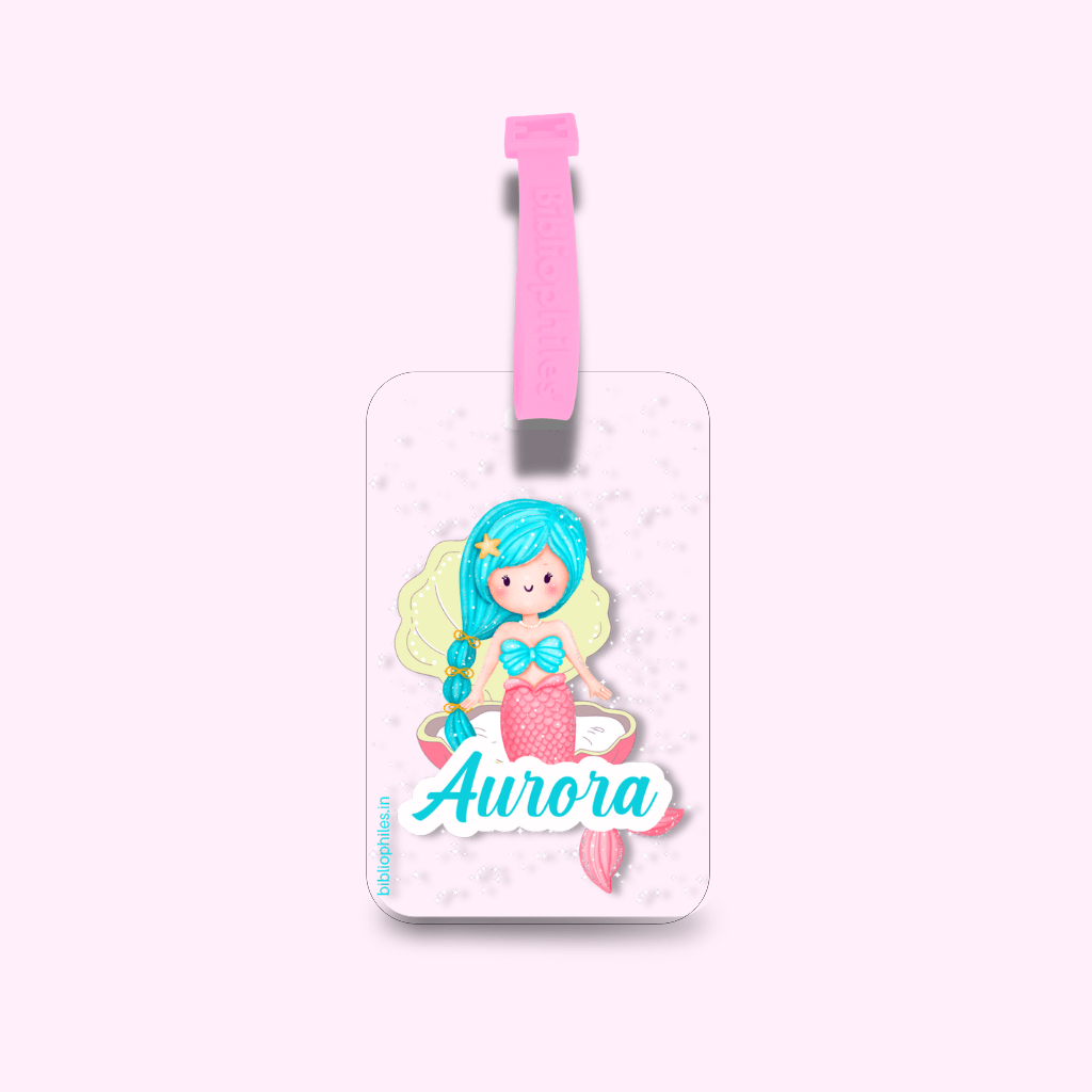 Luggage Tag - Pacific Mermaid (Transparent Tag) - Zootii