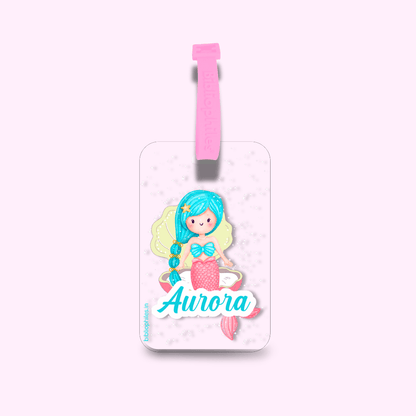 Luggage Tag - Pacific Mermaid (Transparent Tag) - Zootii