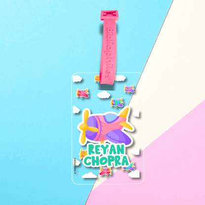 Luggage Tag - Planes (Transparent Tag) - Zootii