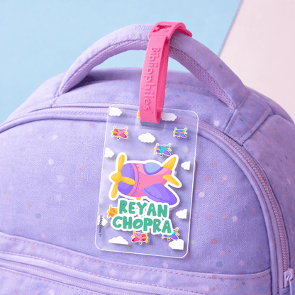 Luggage Tag - Planes (Transparent Tag) - Zootii