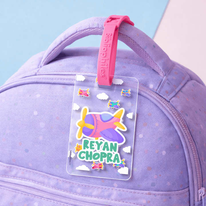 Luggage Tag - Planes (Transparent Tag) - Zootii
