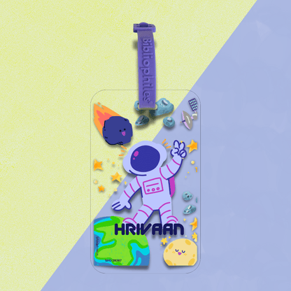 Luggage Tag - Space (Transparent Tag) - Zootii