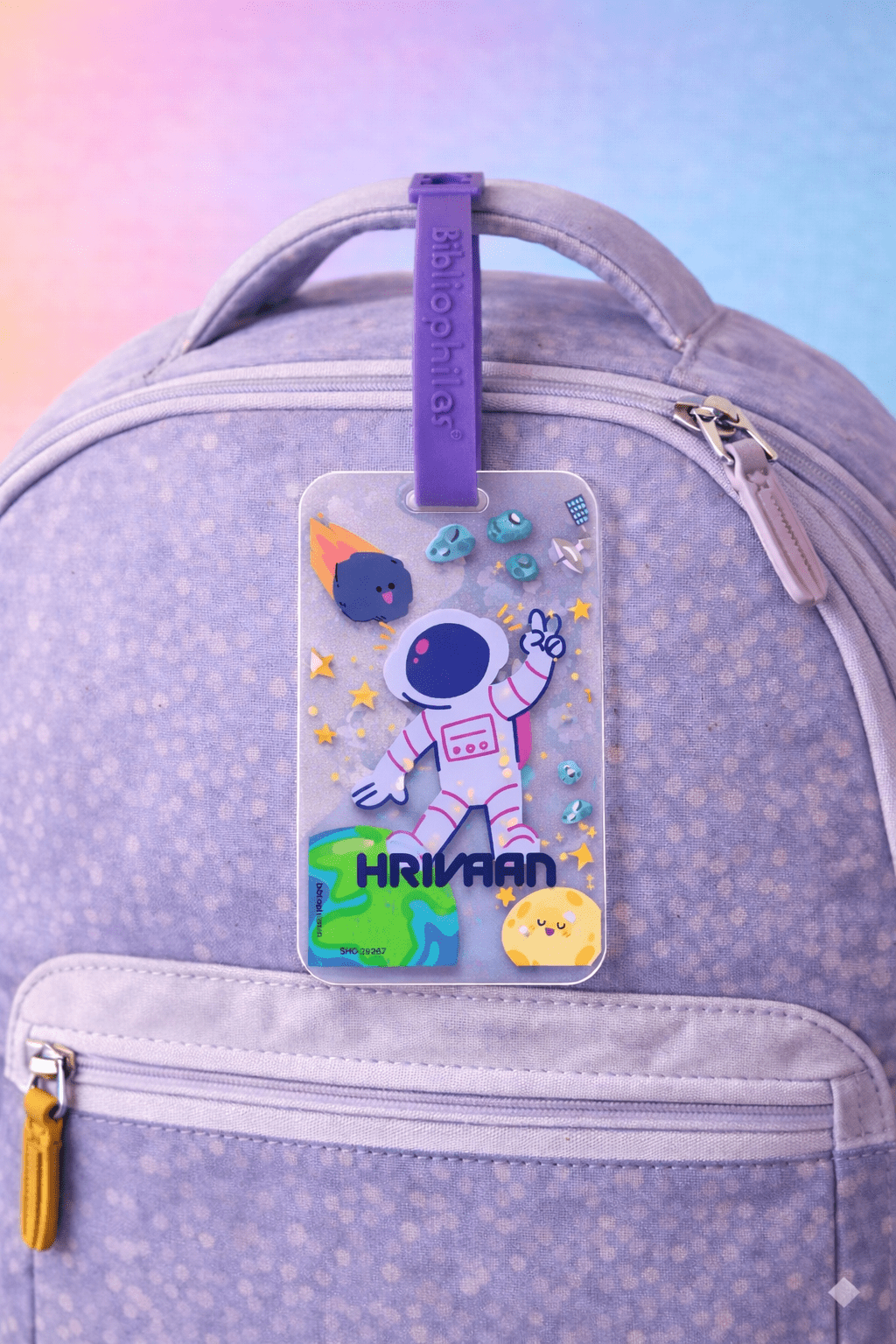Luggage Tag - Space (Transparent Tag) - Zootii