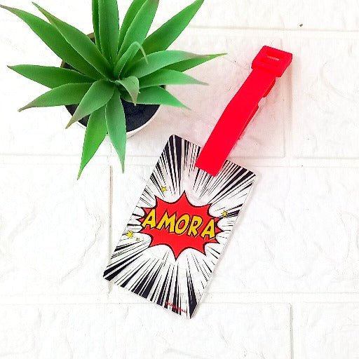 Luggage Tag - Superhero (Transparent Tag) - Zootii