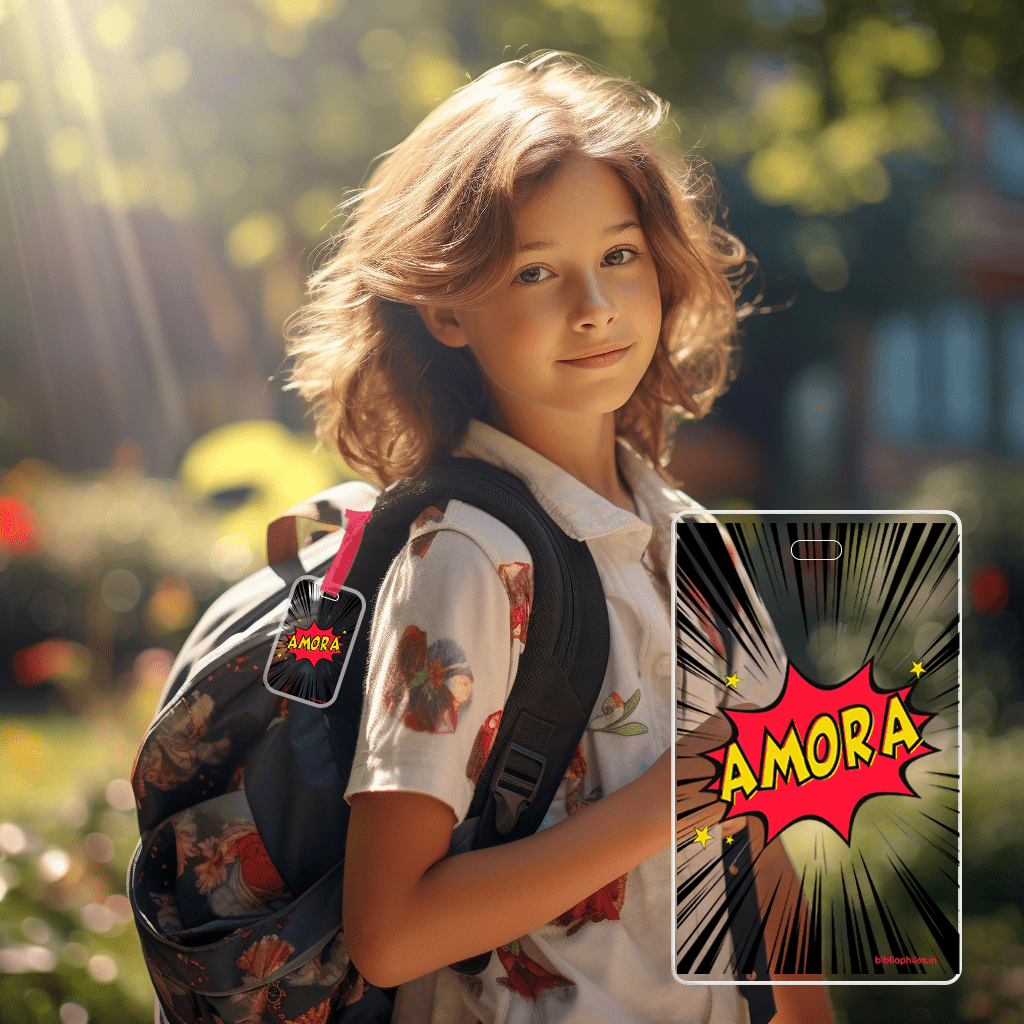 Luggage Tag - Superhero (Transparent Tag) - Zootii