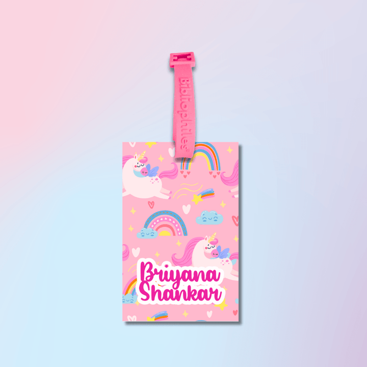 Luggage Tag - Unicorn Candy (Transparent Tag) - Zootii