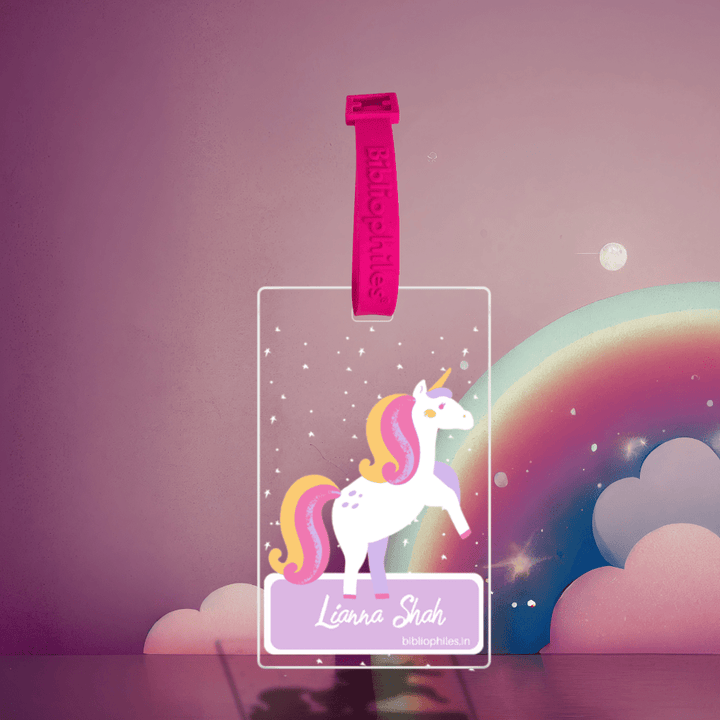 Luggage Tag - Unicorn (Transparent Tag) - Zootii