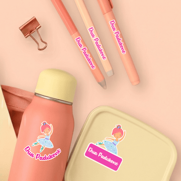 Mix Transparent Labels (Pack of 14 Labels) - Ballerina - Zootii