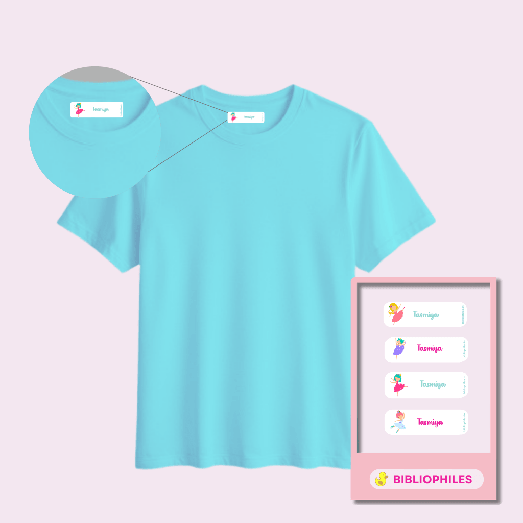 Personalised Clothes Stickers - Ballerina - Zootii