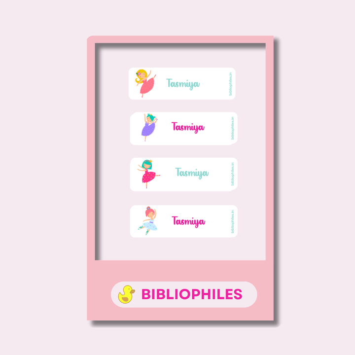 Personalised Clothes Stickers - Ballerina - Zootii