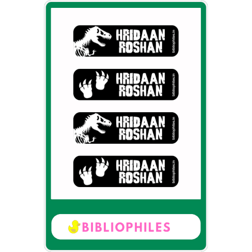 Personalised Clothes Stickers - Jurassic - Zootii