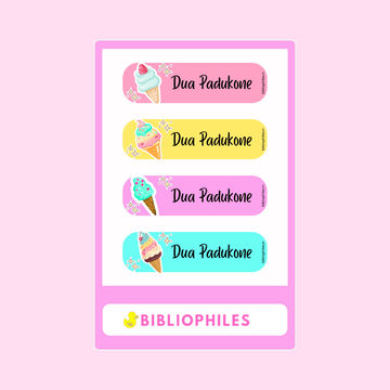 Personalised Clothes Stickers - Pastries - Zootii