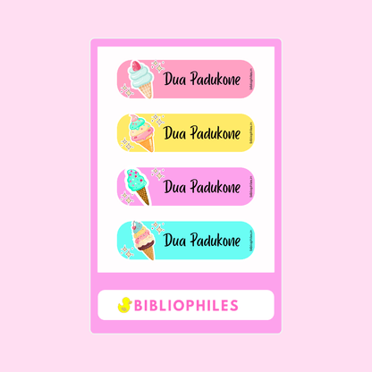 Personalised Clothes Stickers - Pastries - Zootii