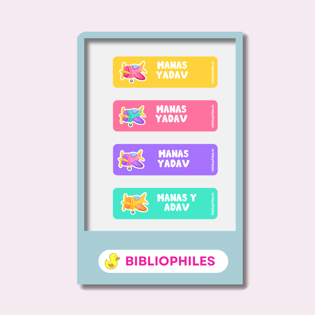 Personalised Clothes Stickers - Planes - Zootii