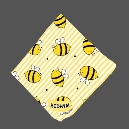 Personalised Muslin Handkerchief Boy Box - Jumbo (Pack of 12) - Zootii