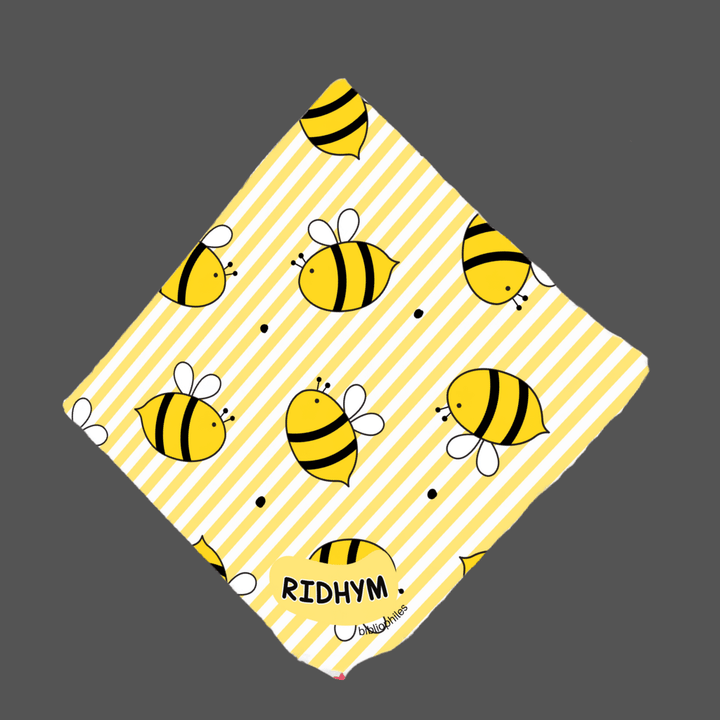 Personalised Muslin Handkerchief Boy Box - Jumbo (Pack of 12) - Zootii