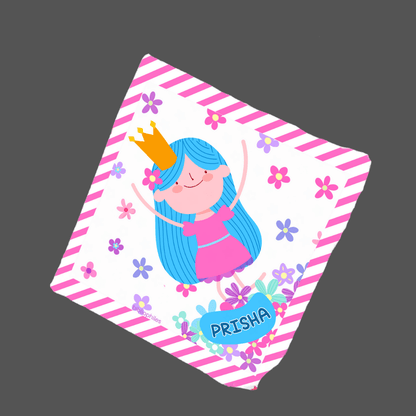 Personalised Muslin Handkerchief Girl Box - Jumbo (Pack of 12) - Zootii