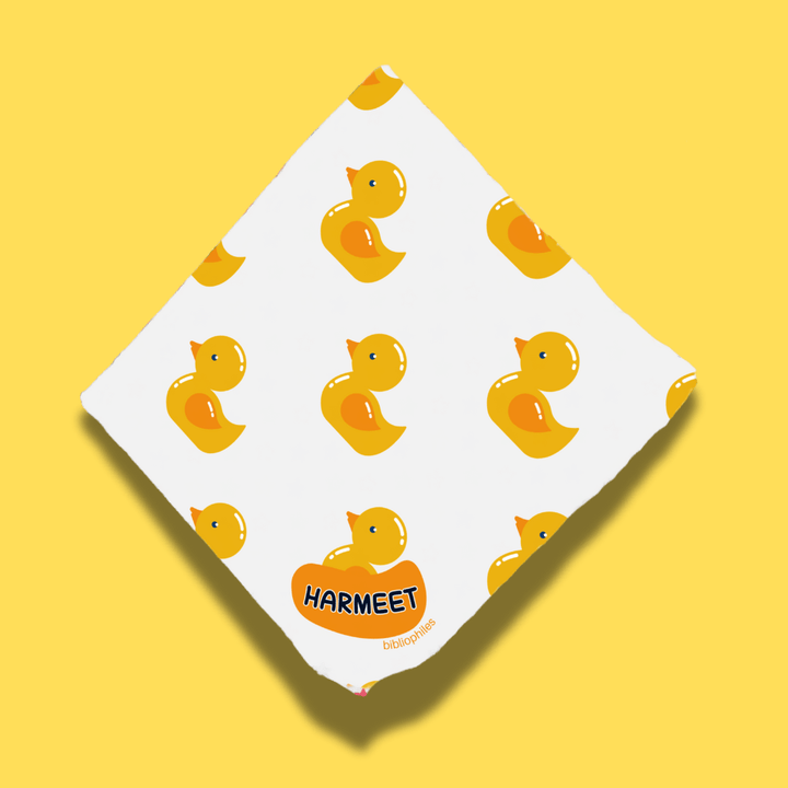 Personalised Muslin Handkerchief Set - Aqua (Pack of 3) with Name Labels - Zootii