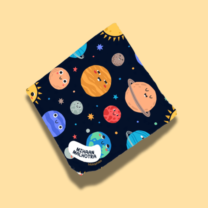 Personalised Muslin Handkerchief Set - My Nature (Pack of 6) with Name Labels - Zootii