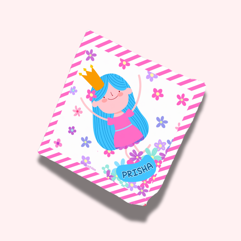 Personalised Muslin Handkerchief Set - Mystical (Pack of 3) with Name Labels - Zootii
