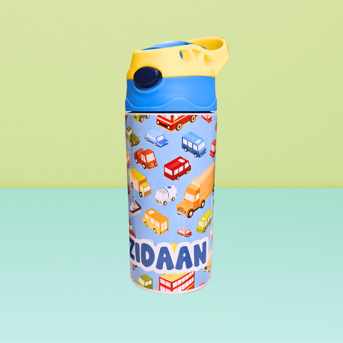 Premium Bento Lunch Box & Water Bottle - Vehicles - Zootii