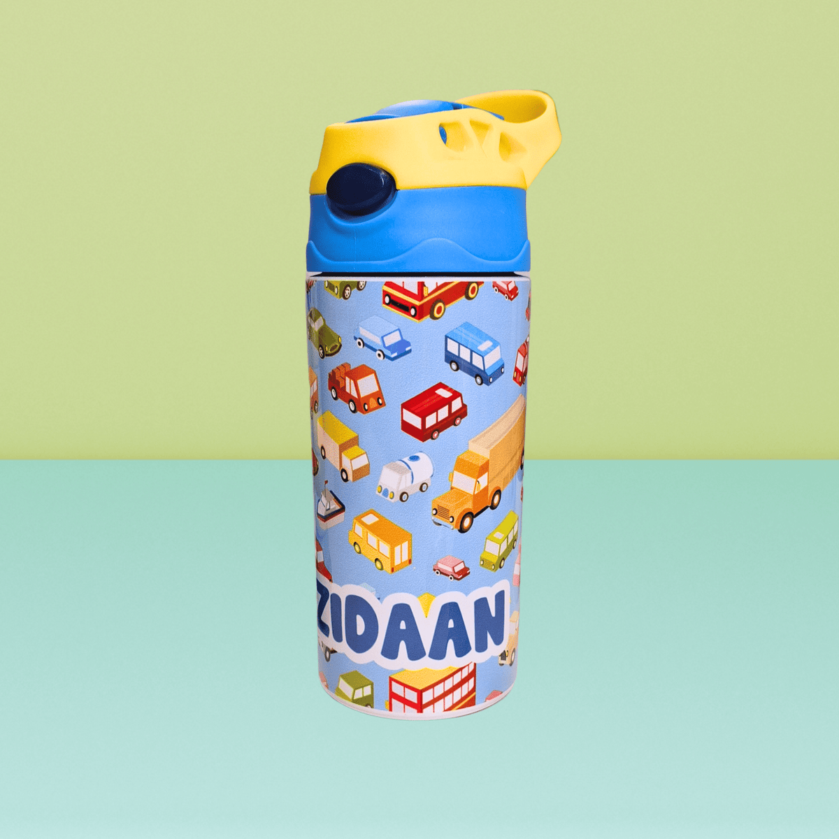 Premium Bento Lunch Box & Water Bottle - Vehicles - Zootii