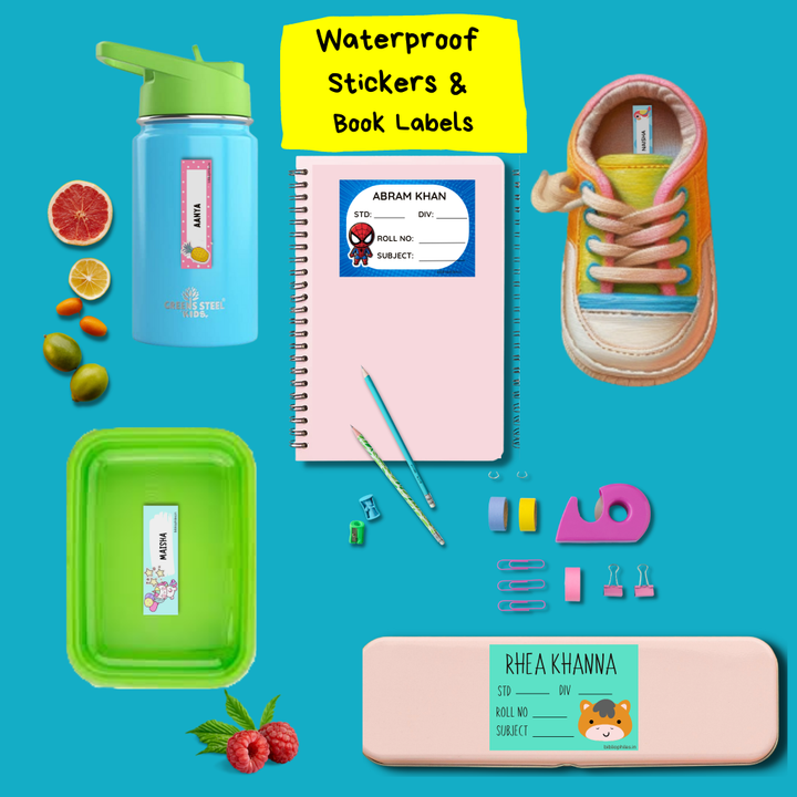 Princess Book Labels | Personalised Premium Labels - Zootii