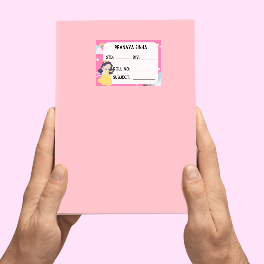 Princess Book Labels | Personalised Premium Labels - Zootii