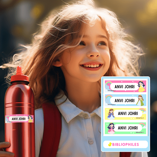 Princess Customized Waterproof Labels - Zootii