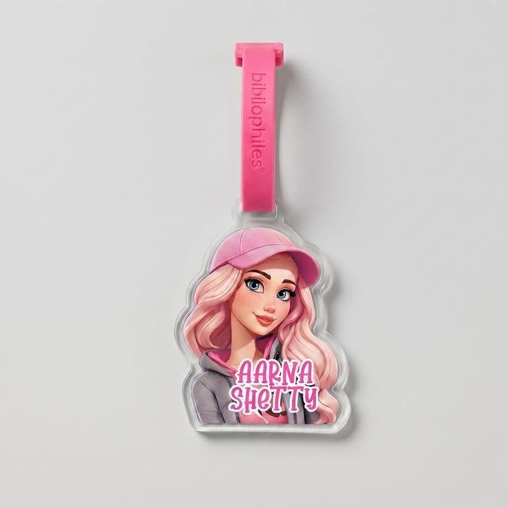 Shape Luggage Tag - Cute Girl - Zootii