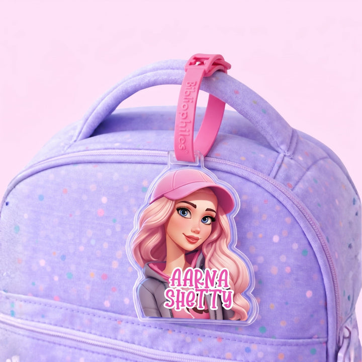 personalised bag tags for kids india cute girl shape design zootii zootii