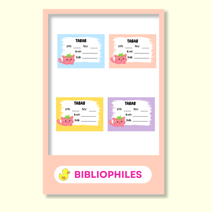 Strawberry Girls Book Labels | Personalised Strawberry Girls Labels - Zootii