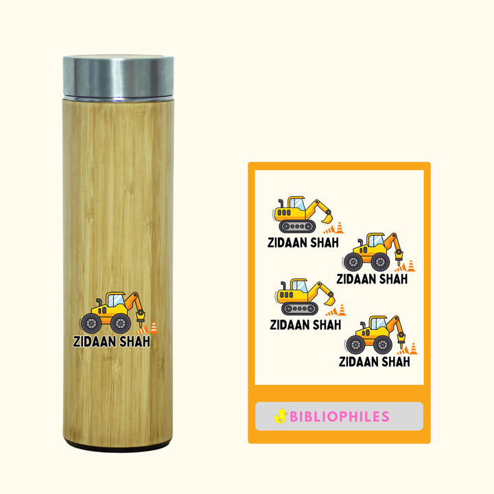 Transparent Labels - Construction (Personalised) - Zootii