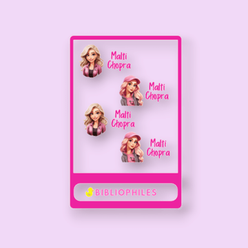 Transparent Labels - Cute Girl (Personalised) - Zootii