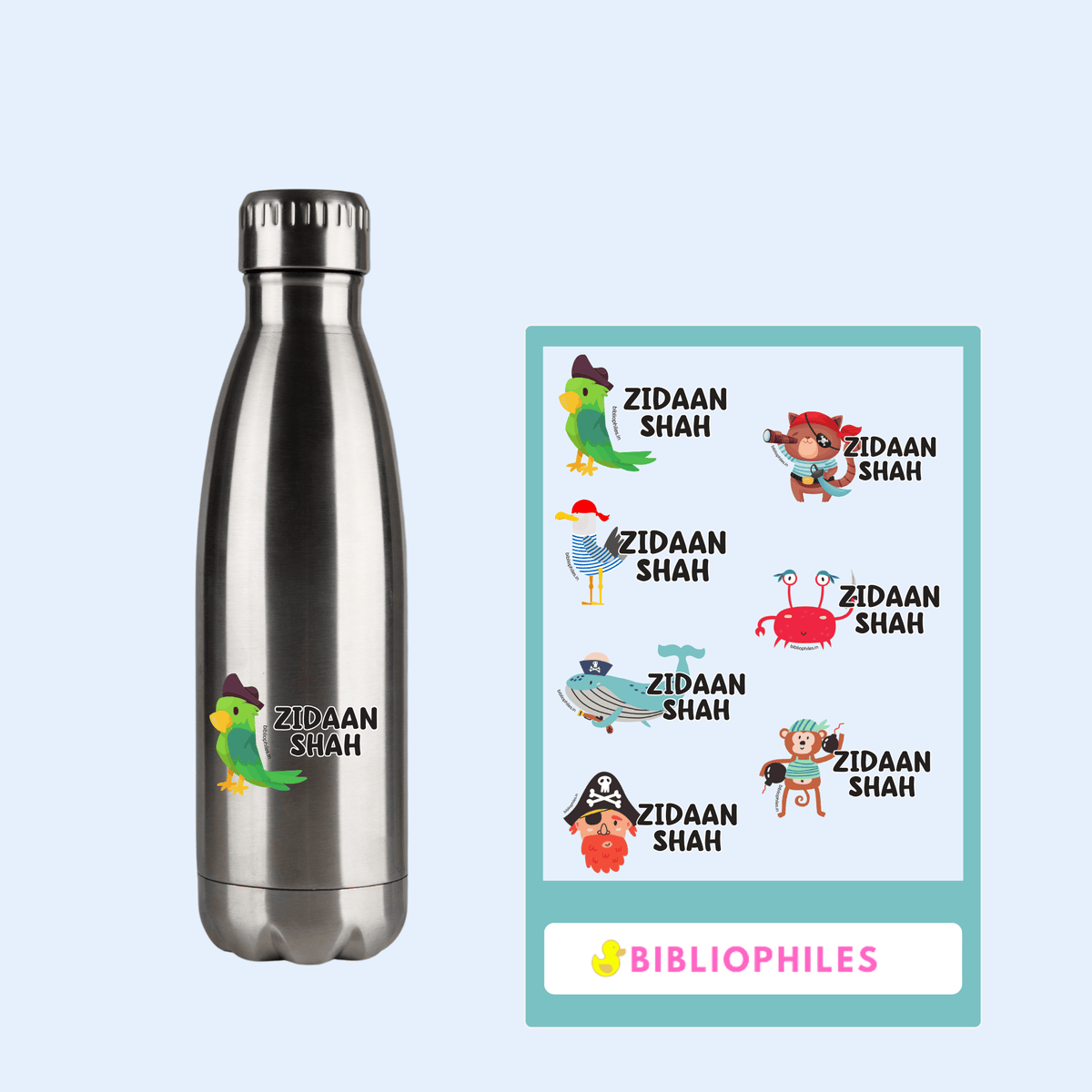 Transparent Labels - Pirates (Personalised) - Zootii
