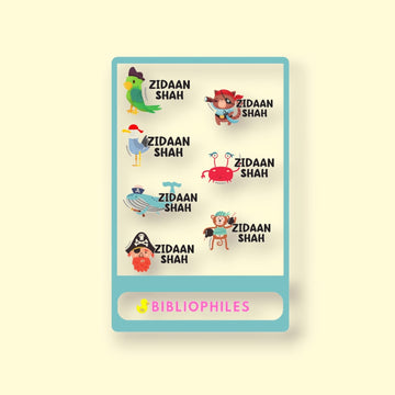 Transparent Labels - Pirates (Personalised) - Zootii
