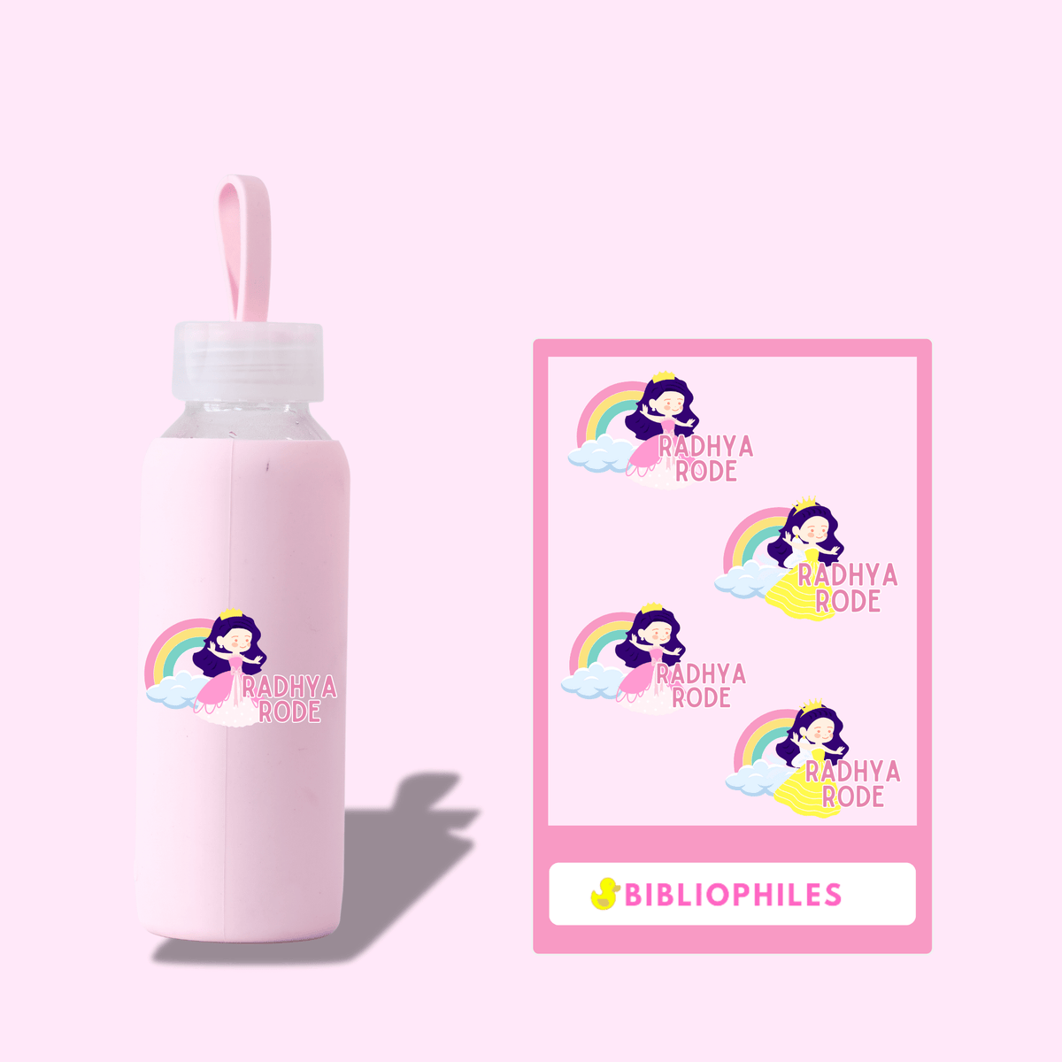 Transparent Labels - Princess (Personalised) - Zootii