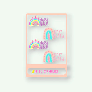 Transparent Labels - Rainbow (Personalised) - Zootii