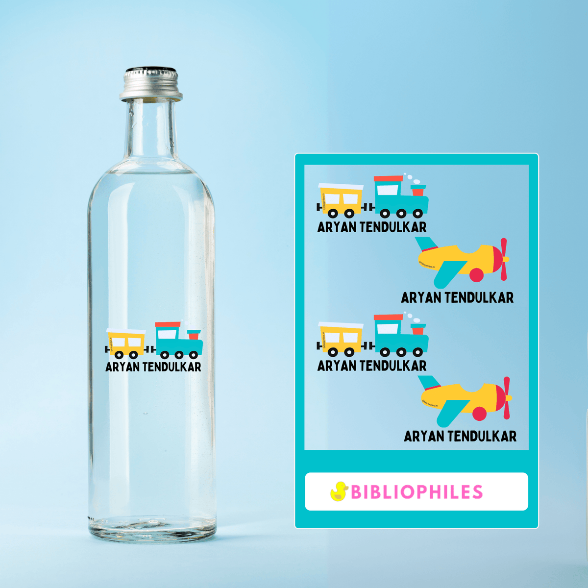 Transparent Labels - Train (Personalised) - Zootii