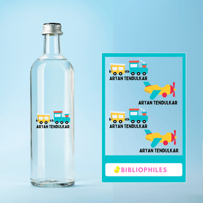 Transparent Labels - Train (Personalised) - Zootii