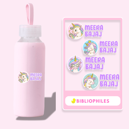 Transparent Labels - UnicornJoy (Personalised) - Zootii