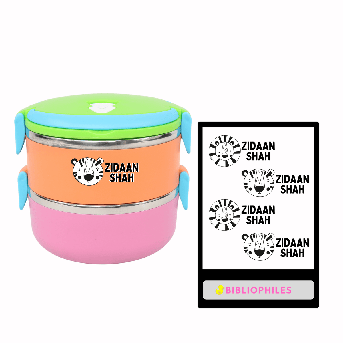 Transparent Labels - Wild BW (Personalised) - Zootii