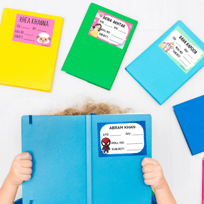 Unicorn Book Labels | Personalised Premium Labels - Zootii