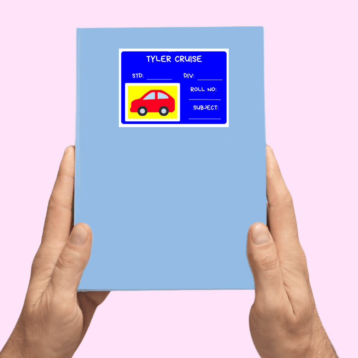 Vehicles Book Labels | Personalised Premium Labels - Zootii